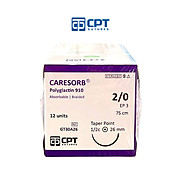 Chỉ phẫu thuật tự tiêu CPT Caresorb Polyglactin 910 số 2 0 - GT30A26