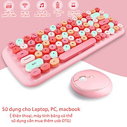 Bộ bàn phím và chuột không dây 2.4ghz CV Mofii Candy cho điện thoại, ipad