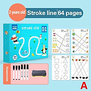 Stroke line dot to dot tặng kèm 6 bút + 1 miếng xóa