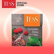 Trà hoa quả Tess Summer Time vị mâm xôi và ổi feijoa 20 gói hộp