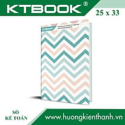 Sổ ghi chép Kế Toán bìa cứng giấy in caro cao cấp size 25 x 33 cm Khổ Lớn