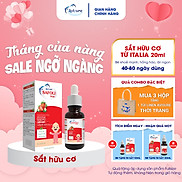 Sắt Avisure Safoli Drops hữu cơ dành cho bé 20ml