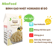 Bánh ăn dặm cho bé MBEFOOD Bánh gạo Nhật Hokkaido bí ngô que ngắn Hộp 2