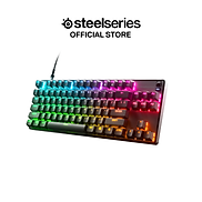 Bàn phím gaming có dây SteelSeries Apex 9 TKL màu đen, Led RGB