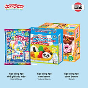 Combo 3 hộp kẹo sáng tạo popin cookin cơm bento + bánh donut + thế giới