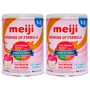 2 Hộp Sữa Bột Meiji 1-3 Growing Up Formula 800g