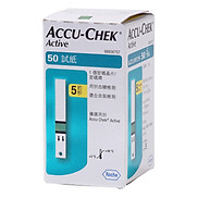 Que thử đường huyết Accuchek Active 50 lọ 50 que