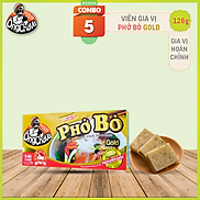 Combo 5 Hộp Viên Gia Vị Phở Bò Gold Ông Chà Và 126g