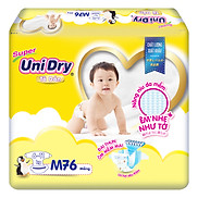 Combo 3 Tã Dán Cho Bé UniDry G6+ size M76 76 Miếng