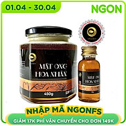 Mật ong hoa nhãn nguyên chất loại 450g lọ thủy tinh