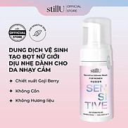 Dung dịch vệ sinh phụ nữ tạo bọt stillU Sensitive không mùi cho da nhạy