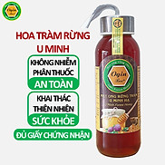 Mật ong rừng U Minh, Khai thác CHUẨN THIÊN NHIÊN 100%, Chai thủy tinh 300ml