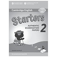 Cambridge English Young Learners 2 for Revised Exam from 2018 Starters