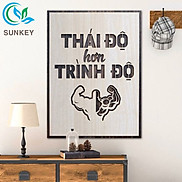 Tranh Gỗ Treo Tường Trang Trí Decor - Tranh Động Lực Slogan