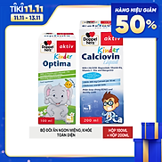 Bộ đôi Ăn ngon miệng, khỏe toàn diện Kinder Optima và Calciovin Liquid