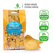 Mít sấy giòn cao cấp không thêm đường Nonglamfood túi 100g Đồ ăn vặt dinh