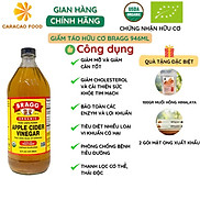 Giấm táo hữu cơ Bragg 946ml, Giấm táo tốt cho sức khỏe