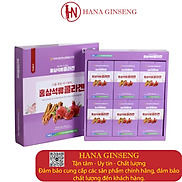 Nước hồng sâm Lựu collagen Hansusam hộp 50ml 30 gói