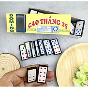 Bộ Cờ Domino Cao Thắng 25 Làm Bằng Chất Liệu Nhựa Gồm 28 Quân Cờ