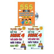 Combo 3 sách Bộ đề tuyển tập đề thi năng lực Hán Ngữ HSK 4 và đáp án giải