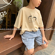 ÁO BÉ TRAICÓ SẴN, Áo chất liệu thun COTTON BASIC cho bé