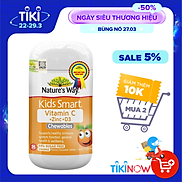 Viên Nhai Nature s Way Kids Smart Vitamin C+ZinC+D3 Chewable Tablets Cho