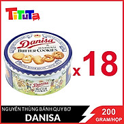 Bánh quy bơ Danisa Size nhỏ Hộp 200g X18