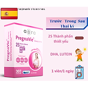 Viên Uống PregnaVie Bổ Sung Vitamins, DHA, Khoáng Chất Cho Bà Bầu Trước