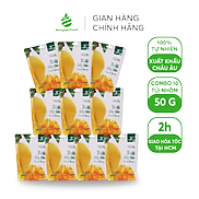 Combo 10 Túi Xoài sấy dẻo Nonglamfood 50g Healthy Snack Ăn vặt văn phòng