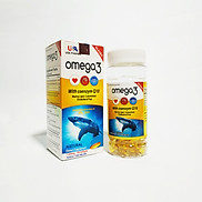 Viên Uống Dầu Cá Alaska Omega 3 Tốt Cho Mắt, Tim, Não