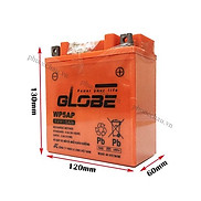 Ắc quy khô xe máy Globe WP5AP 12V