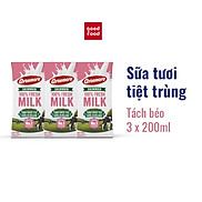 Lốc 3 hộp Sữa tươi tách béo tiệt trùng không đường Avonmore UHT Skimmed