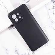 Ốp lưng silicon dành cho Xiaomi Mi 11 dẻo chống sốc màu đen cao cấp bảo vệ