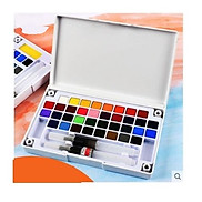 Màu nước dạng nén cao cấp G3600A set 36 màu solid watercolor đi kèm 2 cây