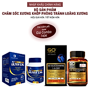 Bộ sản phẩm chăm sóc xương khớp nhập khẩu chính hãng gồm Viên uống xương