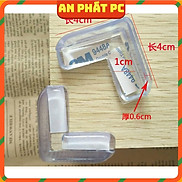 Miếng Dán Bịt Góc Bàn Silicon Cao Cấp, Bọc Cạnh Bàn Kính