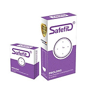 Bao cao su Safefit Prolong hộp 12 cái tặng hộp 3 cái