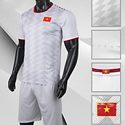 Bộ quần áo đá bóng quấn áo thể thao nam đội tuyển VIỆT NAM màu trắng