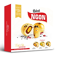 Bánh Ngon 3 Vị Đậu Đỏ - Lá Dứa - Mè Đen