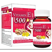 Viên uống đẹp da vitamin E 500 đẹp da giảm lão hóa ngừa nám tàn nhang