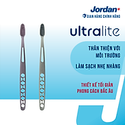 Combo 2 Bàn chải Jordan Ultralite, Lông siêu mềm siêu mảnh 0.01mm