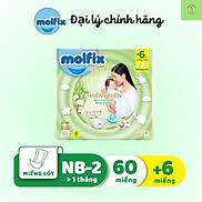 Miếng lót sơ sinh Molfix Thiên nhiên NB2 gói 60 miếng Vaca Baby House