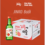 CHÍNH HÃNG Soju Hàn Quốc JINRO VỊ BƯỞI 360ml - Thùng 20 chai