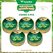 Combo 5 hộp Kẹo Cavendish & Harvey vị CLEAR MINT 200gr - Hương vị tuyệt