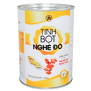 Bộ 3 Lon Tinh bột nghệ Đỏ An Bình 1.5kg - Chăm sóc sức khỏe và làm đẹp