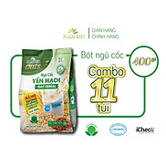 Combo 11 Túi Ngũ Cốc Yến Mạch Xuân An ít đường 400G 25g 16 gói