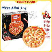 SET Pizza 3 Vị Xúc Xích Bò Bằm Hải Sản Pizaa LC Ship Hỏa Tốc HCM Funnyfood