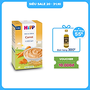 Bột ăn dặm dinh dưỡng Sữa, Ngũ cốc & rau củ - Cà rốt HiPP Organic 250g