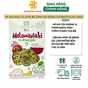 Mì nui rau củ cho bé hình xe động cơ Bartolini 250g, thức ăn dặm cho bé