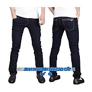 Quần jean nam xanh, đen chỉ nổi slimfit co giãn